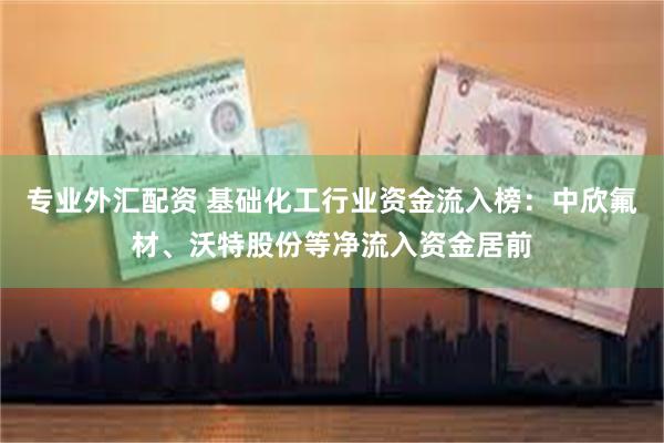 专业外汇配资 基础化工行业资金流入榜：中欣氟材、沃特股份等净流入资金居前