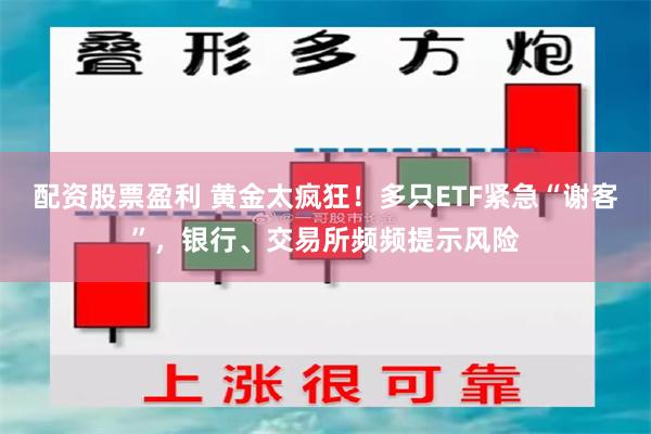 配资股票盈利 黄金太疯狂！多只ETF紧急“谢客”，银行、交易所频频提示风险