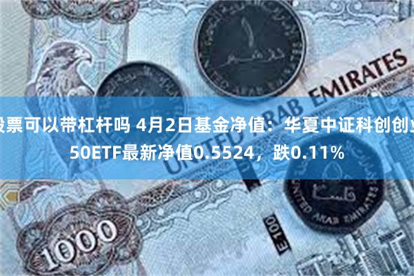 股票可以带杠杆吗 4月2日基金净值：华夏中证科创创业50ETF最新净值0.5524，跌0.11%
